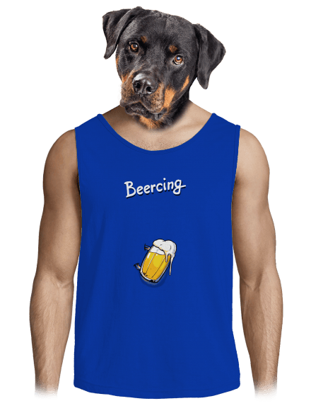 Beercing férfi trikó Royal Blue