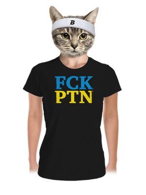  női sportpóló Black