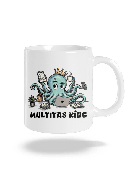Multitas king hagyományos bögre White