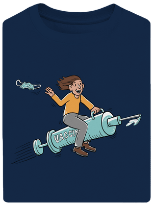 Mentesség unisex túlméretezett póló Midnight Blue