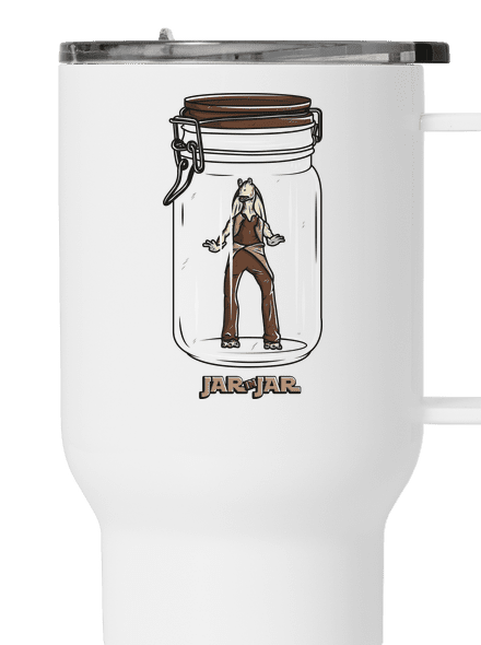 Jar in jar termosz bögre White