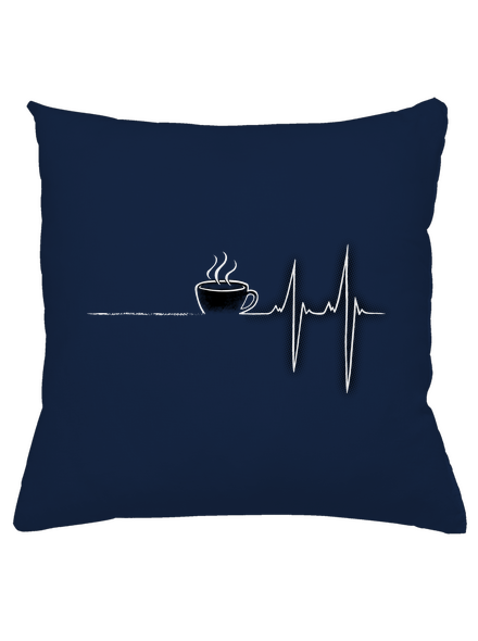 Coffee help párna Dark Navy