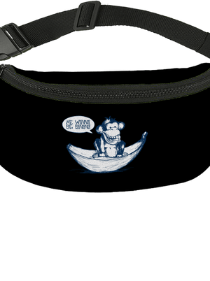 Big banana övtáska Black