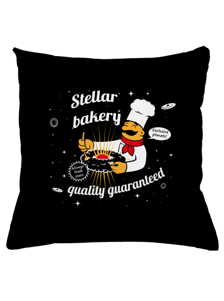 Stellar bakery párna Black