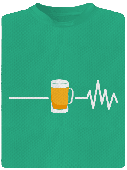 Beer help férfi sportpóló Mint Mal
