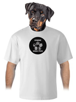 unisex túlméretezett póló