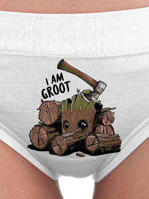 I Am Groot női bugyik White