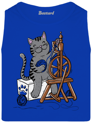 Dorombol a macska férfi trikó Royal Blue