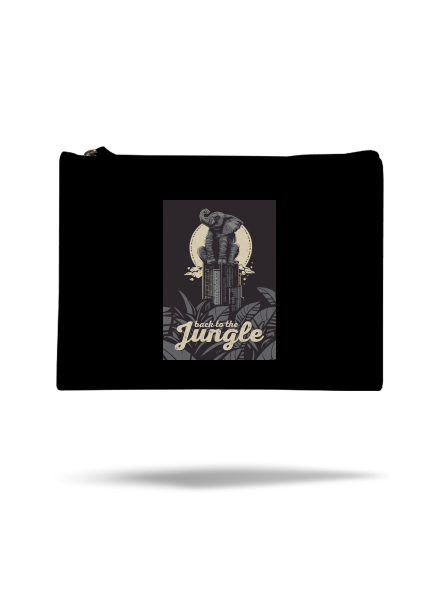 Back to the jungle kis táska Black