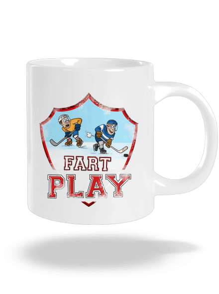 Fart Play nagy bögre White