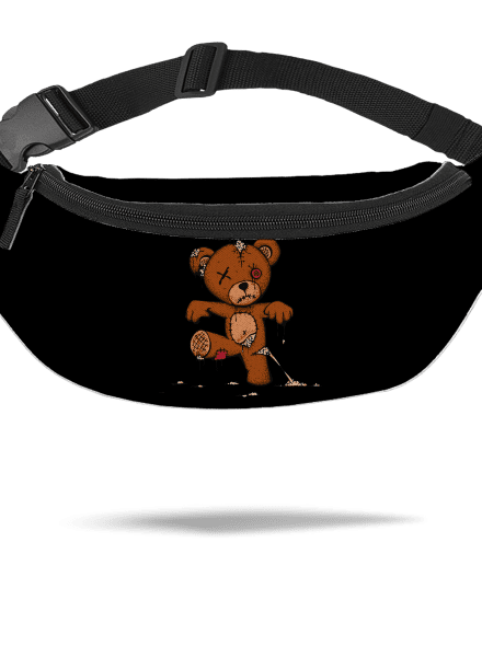 Zombie Teddy övtáska Black