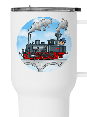 Kéményfüst termosz bögre White