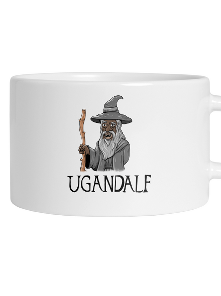 Ugandalf macaron bögre White