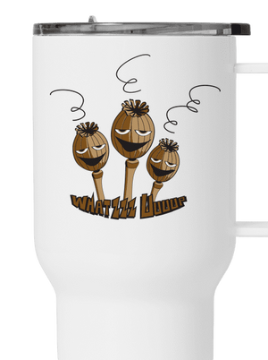 Mák termosz bögre White