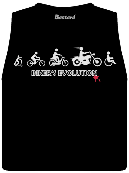 Bikers evolution női bővített trikó Black