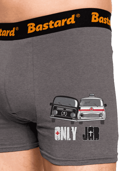 Verseny boxeralsó Gray Melange