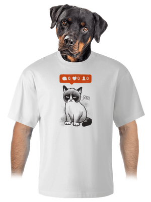 unisex túlméretezett póló