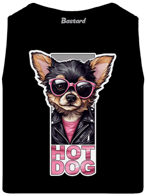 Very hot dog férfi trikó Black