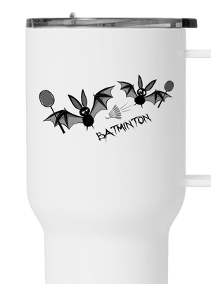 Batminton termosz bögre White