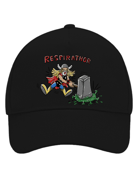 Respirathor baseballsapka Black