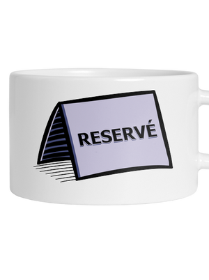 Reservé macaron bögre White