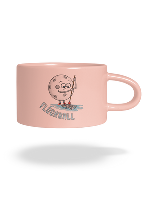 Floorball macaron bögre Pink Macaron