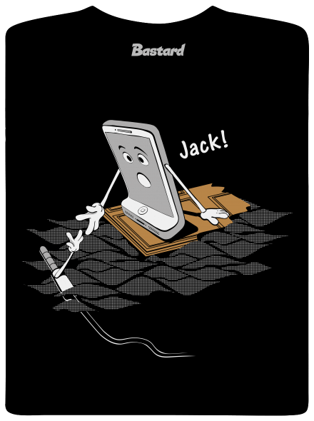 Jack férfi hosszú ujjú póló Black