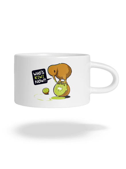 Kivi macaron bögre White