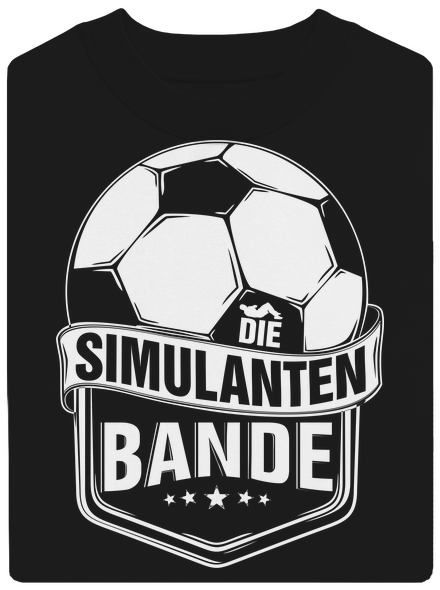 Simulanten bande unisex crewneck Black