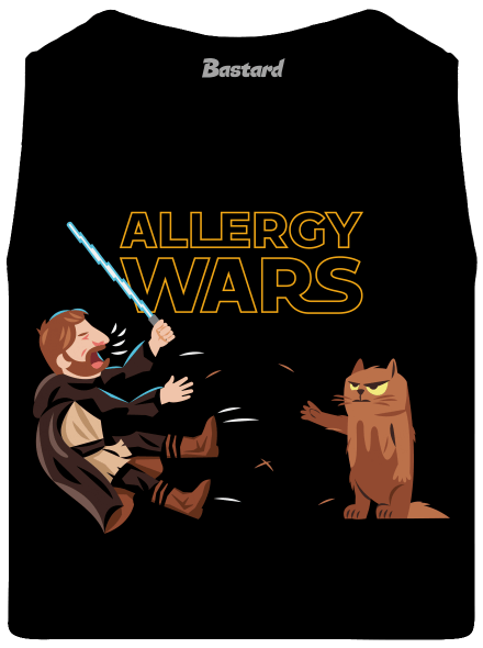 Allergy Wars férfi trikó Black