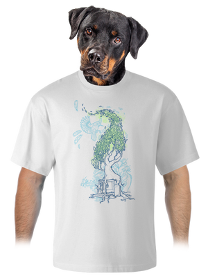 unisex túlméretezett póló