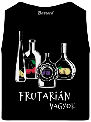 Frutarián férfi trikó Black