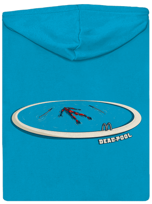 Dead in pool cipzáras női pulóver Blue Atol