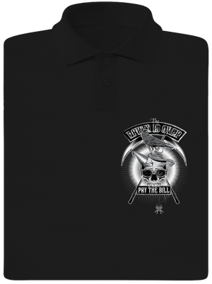 Party is over férfi pólóingek Black