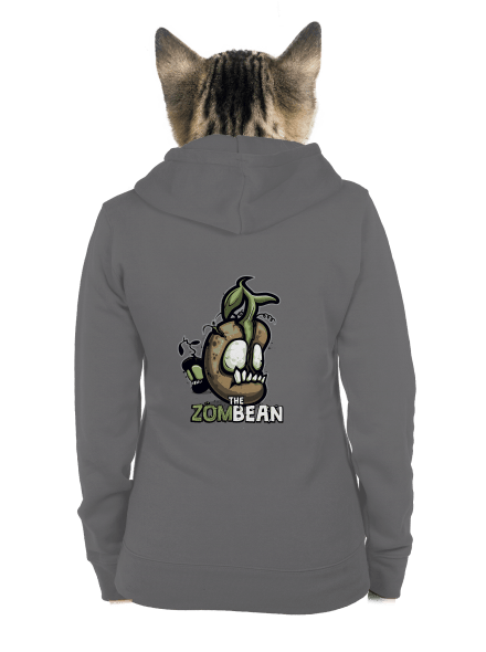 Zombean cipzáras női pulóver Steel Gray