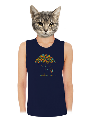 Ősz női bővített trikó Navy