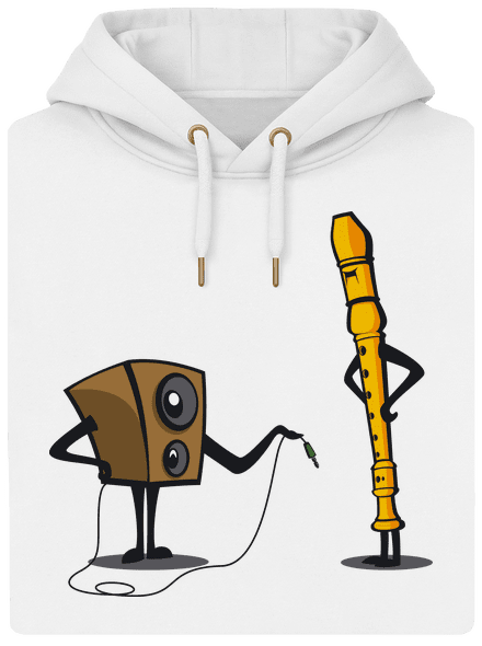 Plug-in jack unisex prémium pulóver Snowwhite