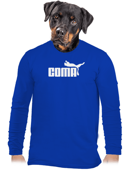 Coma férfi hosszú ujjú póló Royal Blue