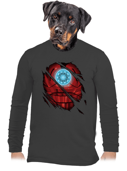Ironman férfi hosszú ujjú póló Dark Grey