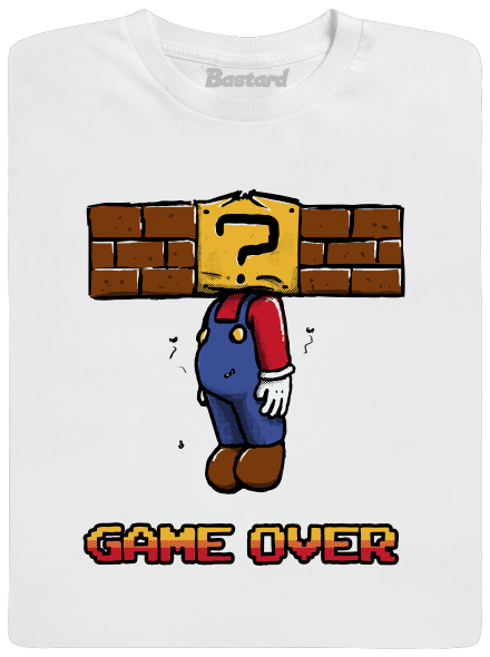 Game over férfi póló White