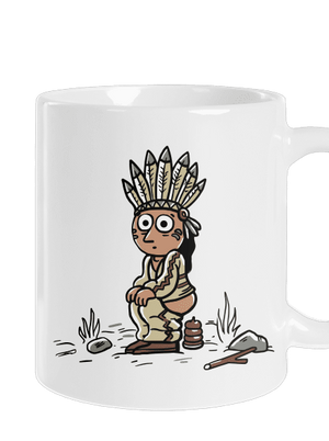 Indián hagyományos bögre White