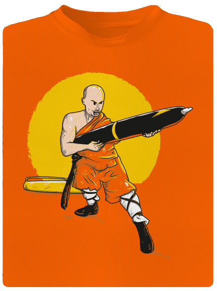 Kínai toll férfi sportpóló Neon Orange