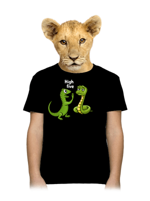 High Five gyerek póló Black