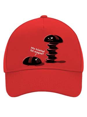 Felhúzva baseballsapka Classic Red