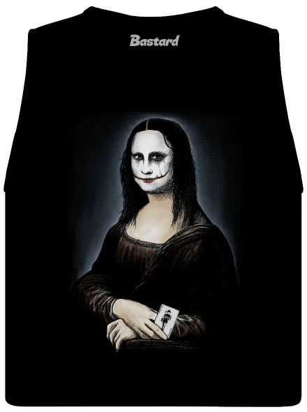Mona Joker Lisa női bővített trikó Black