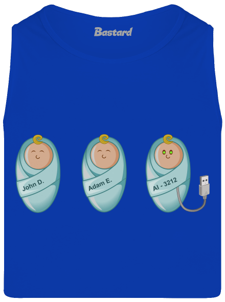 AI baby férfi trikó Royal Blue