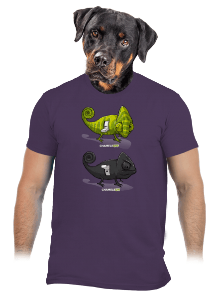 ChameleON ChameleOFF férfi póló Urban Purple
