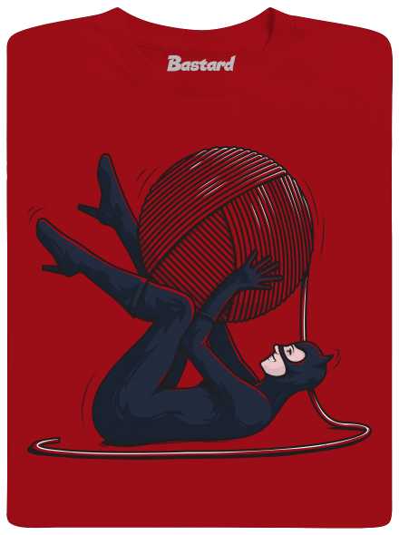 Catwoman férfi hosszú ujjú póló Red