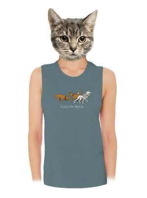 Game of Bones női bővített trikó Heather Deep Teal