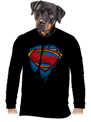 férfi hosszú ujjú póló